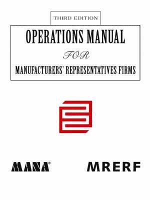 bokomslag Operations Manual for Manufacturers' Representatives FirmsThird Edition