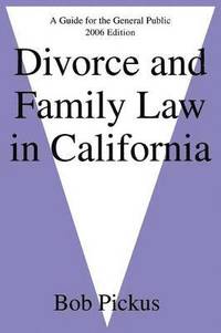 bokomslag Divorce and Family Law in California