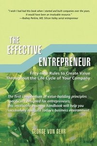 bokomslag The Effective Entrepreneur