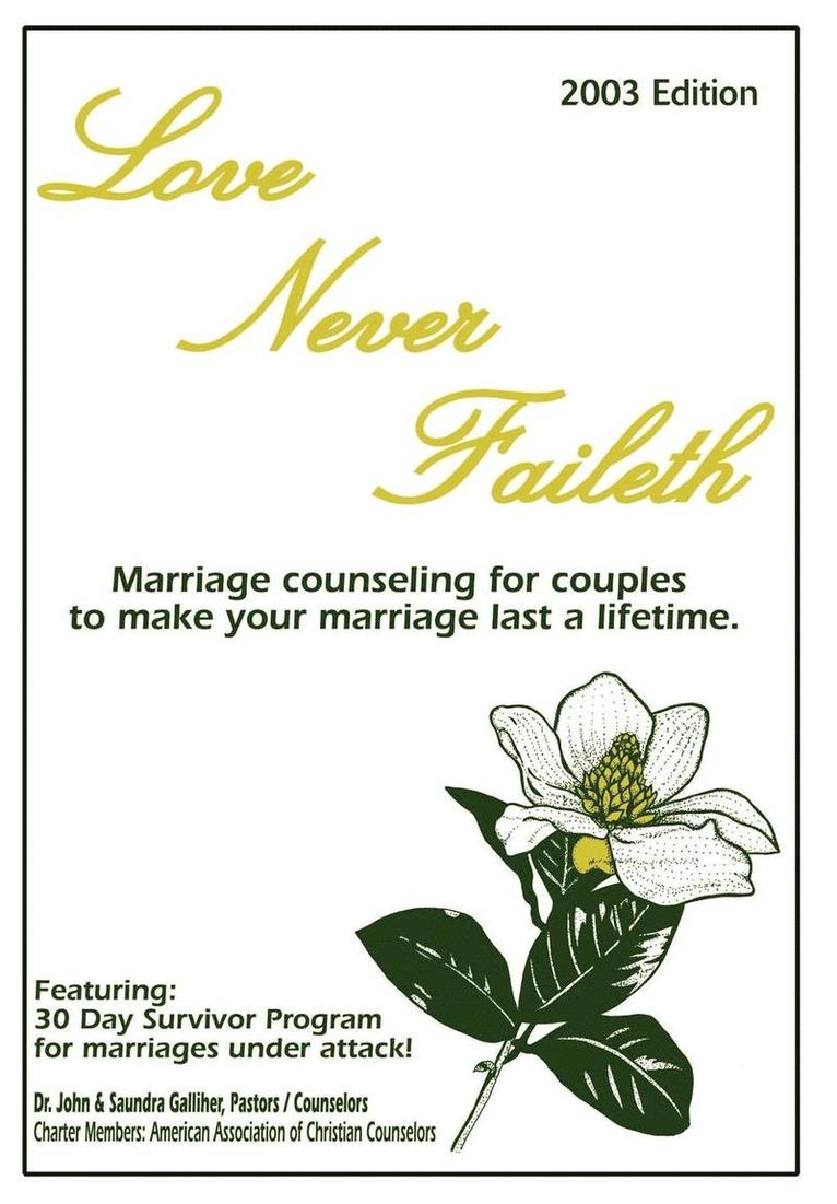 Love Never Faileth 1