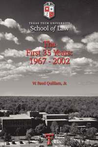 bokomslag Texas Tech University School of Law