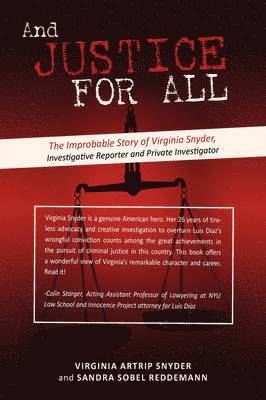 Sandra Reddemann - And Justice for All, Inbunden