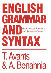 bokomslag English Grammar and Syntax