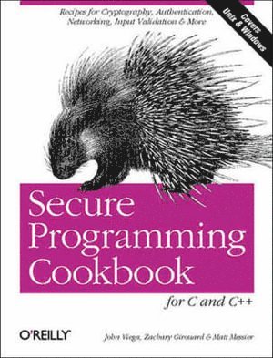 bokomslag Secure Programming Cookbook for C & C++