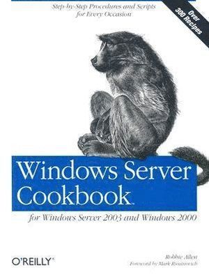 bokomslag Windows Server Cookbook