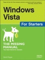 bokomslag Windows Vista for Starters: The Missing Manual