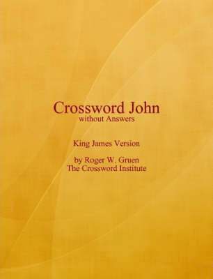 Crossword John Without Answers 1