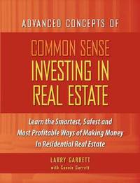 bokomslag Common Sense Investing In Real Estate