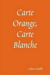 bokomslag Carte Orange, Carte Blanche