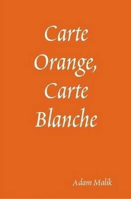 bokomslag Carte Orange, Carte Blanche