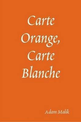 bokomslag Carte Orange, Carte Blanche