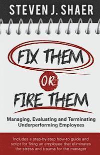 Fix Them or Fire Them: Managing, Evaluating and Terminating Underperforming Employees 1