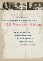 Gwendolyn Mink, Marysa Navarro, Wilma Pearl Mankiller, Gloria Steinem - The Reader's Companion to U.S. Women's History, Häftad