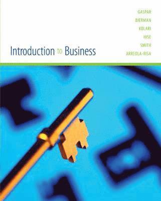 Julian Gaspar, Leonard Bierman - Introduction to Business, Häftad