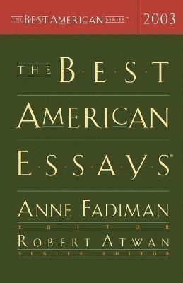 The Best American Essays 2003 1