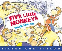 bokomslag Five Little Monkeys Wash The Car