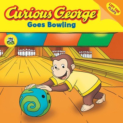 Curious George Goes Bowling (Cgtv Lift-The-Flap 8X8) 1