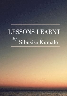 bokomslag Lesson Learnt