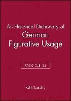bokomslag An Historical Dictionary of German Figurative Usage, Fascicle 36
