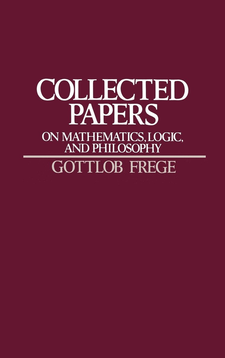 Collected Papers on Mathematics, Logic, and Philosophy 1