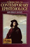 Jonathan Dancy, Dancy - Introduction to Contemporary Epistemology, Häftad
