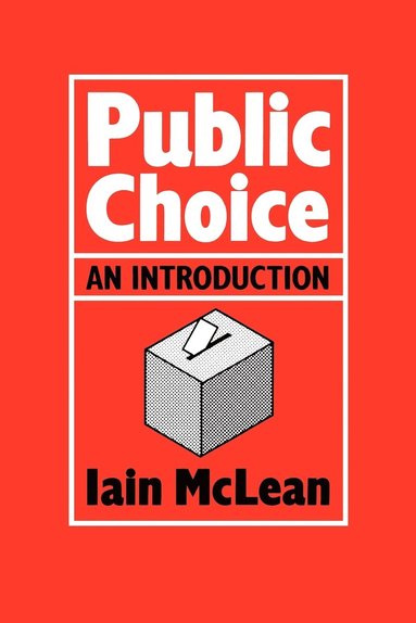 Iain McLean - Public Choice, Häftad