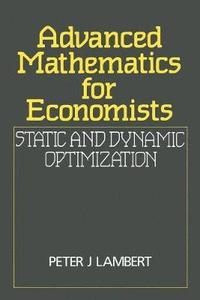 bokomslag Advanced Mathematics for Economists