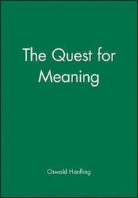 bokomslag The Quest for Meaning