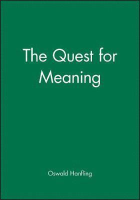 Oswald Hanfling - Quest for Meaning, Häftad