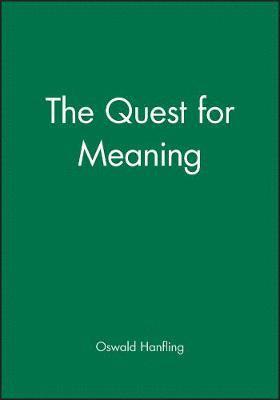 bokomslag The Quest for Meaning