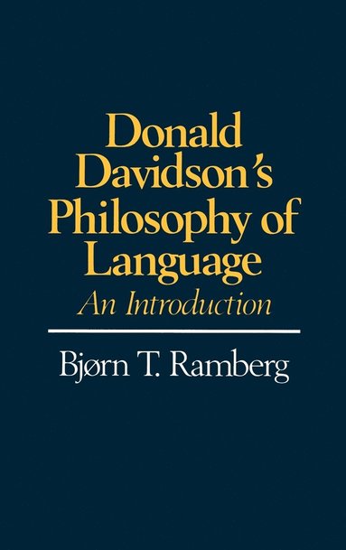 bokomslag Donald Davidson