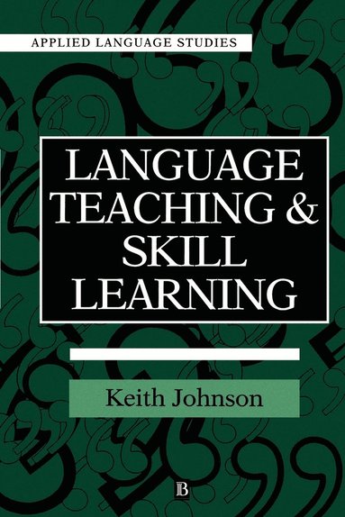 bokomslag Language Teaching and Skill Learning