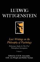 bokomslag Last Writings on the Phiosophy of Psychology
