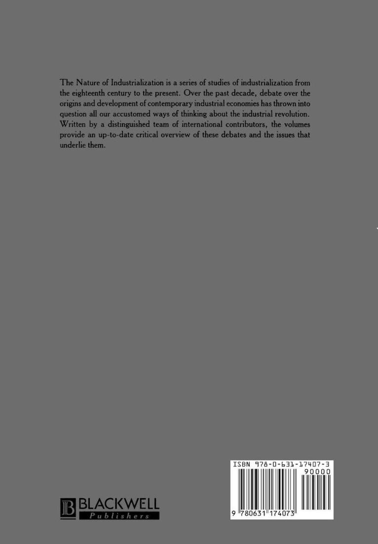 Labour and Enterprise: From the Eighteenth Century to the Present