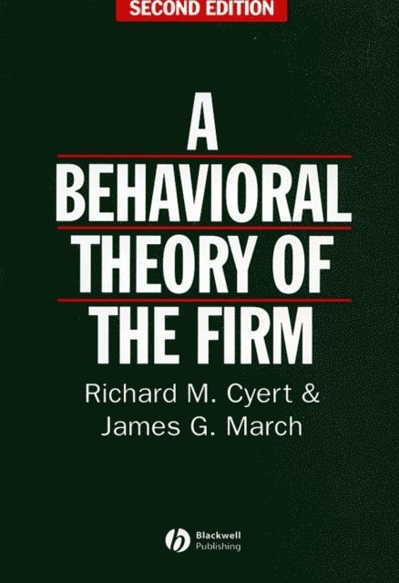 Behavioral Theory of the Firm