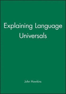 bokomslag Explaining Language Universals