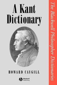 bokomslag A Kant Dictionary