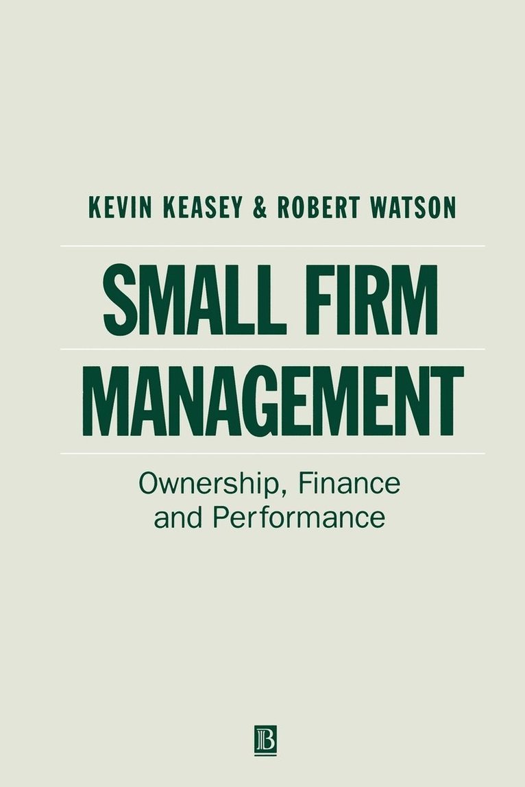 Small Firm Management 1