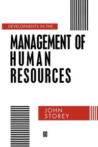 bokomslag Developments in the Management of Human Resources: An Analytical Review