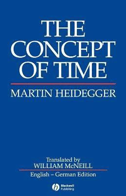 Martin Heidegger - Concept of Time, Häftad