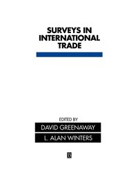 bokomslag Surveys in International Trade