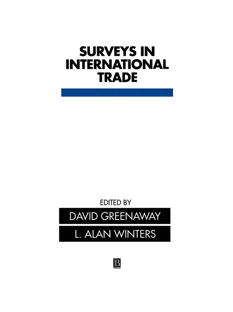Surveys in International Trade 1