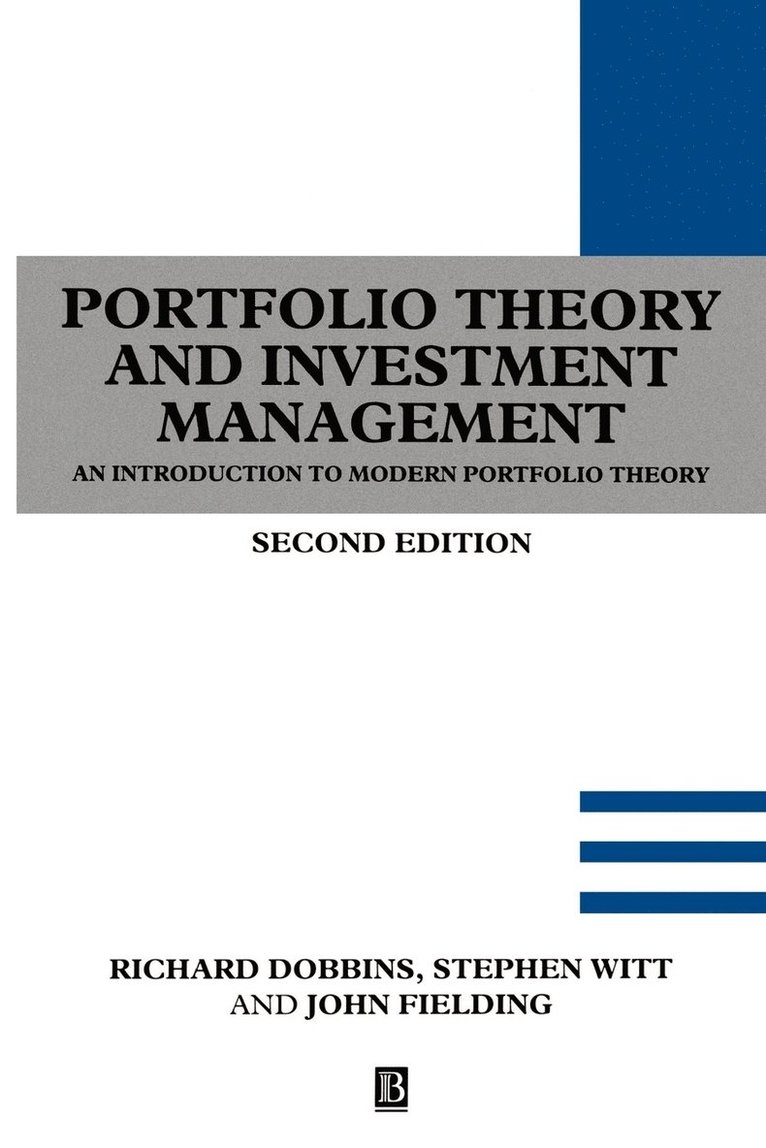 Portfolio Theory and Investment Management 1
