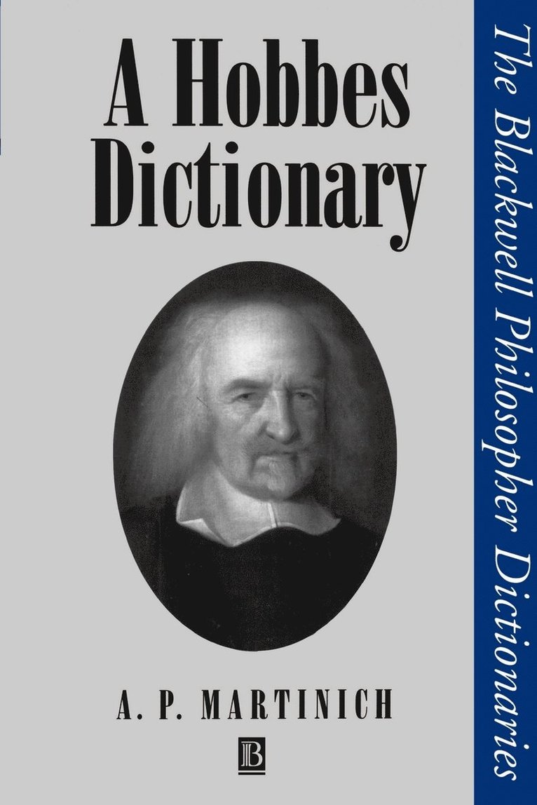 A. P. Martinich, Aloysius Martinich, Al P. Martinich, A P Martinich - Hobbes Dictionary, Häftad