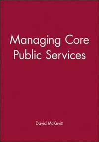 bokomslag Managing Core Public Services