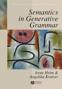 bokomslag Semantics in generative grammar