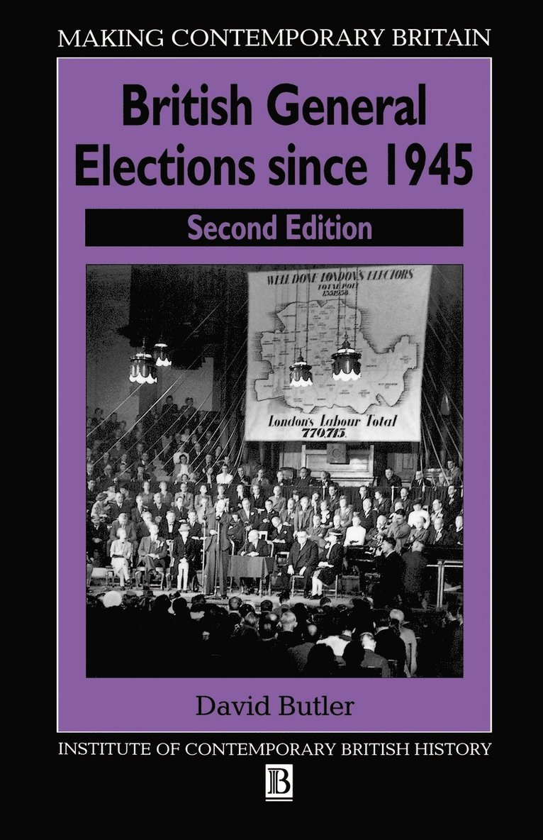 David Butler - British General Elections Since 1945, Häftad