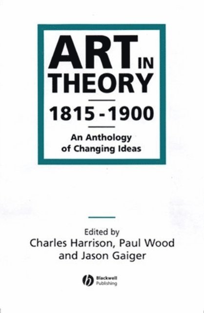 Art in Theory 1815-1900 1