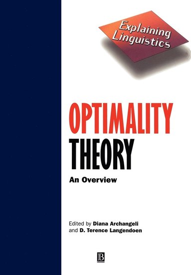 bokomslag Optimality Theory