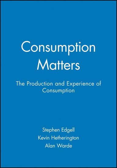 bokomslag Consumption Matters